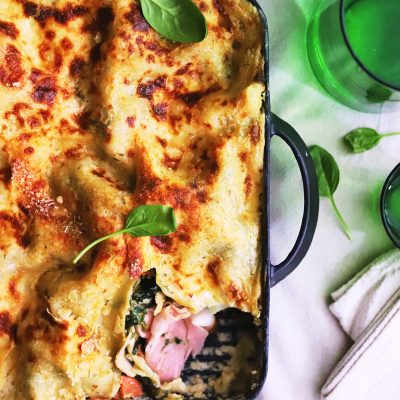 LASAGNE DE LEGUMES ET JAMBON A L'ANCIENNE